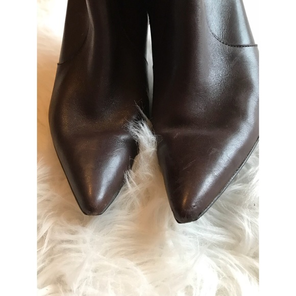 Anne Klein Women’s Size 9.5 Brown Tall Boots FLAW - Picture 3 of 8